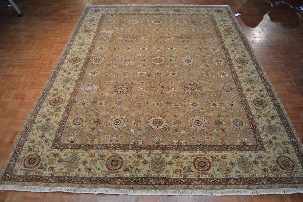 9' 0" x 11' 9" India Agra Rug image 2