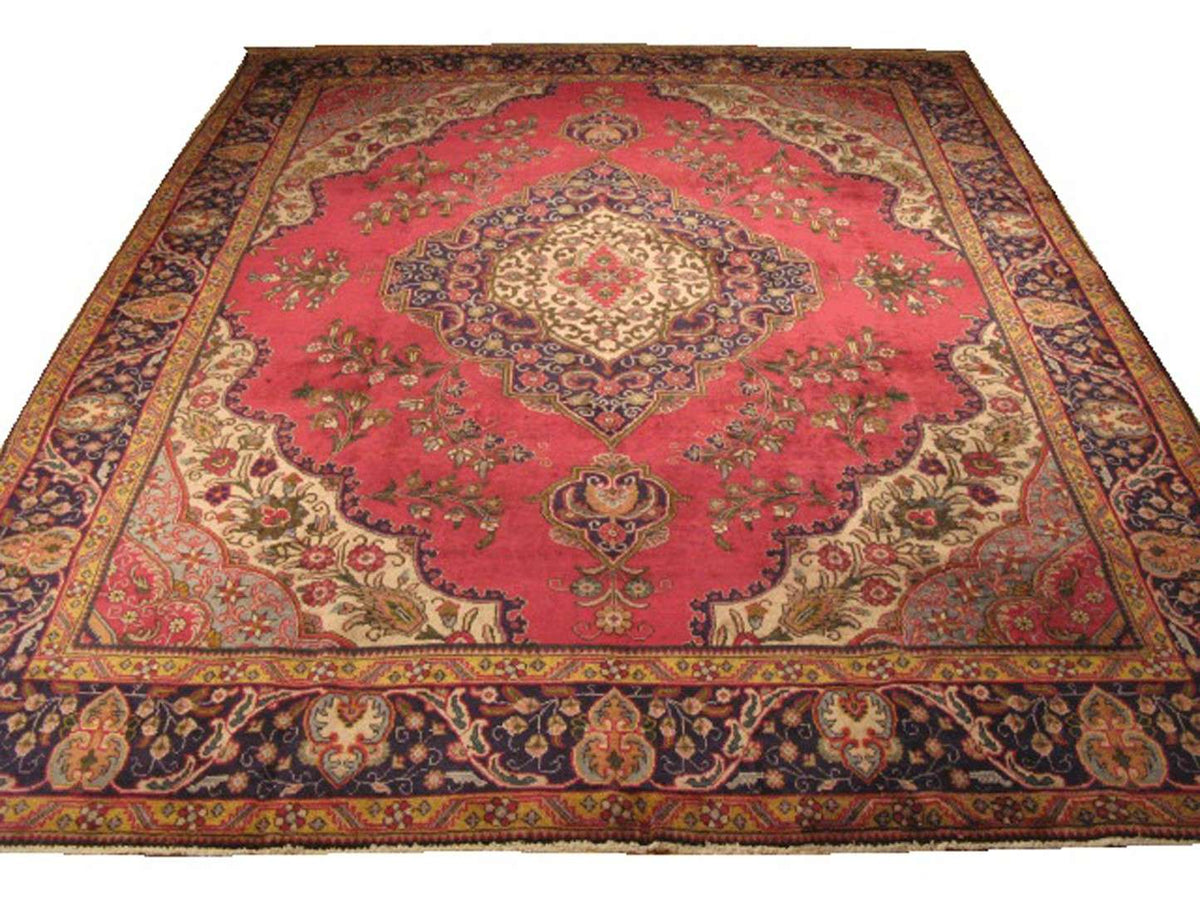 10' 0" x 12' 9" Persian Tebriz Rug image 0