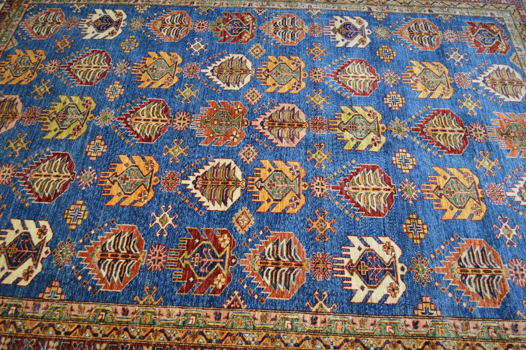 8' 2" x 9' 10" Pakistan Kazak Rug image 8