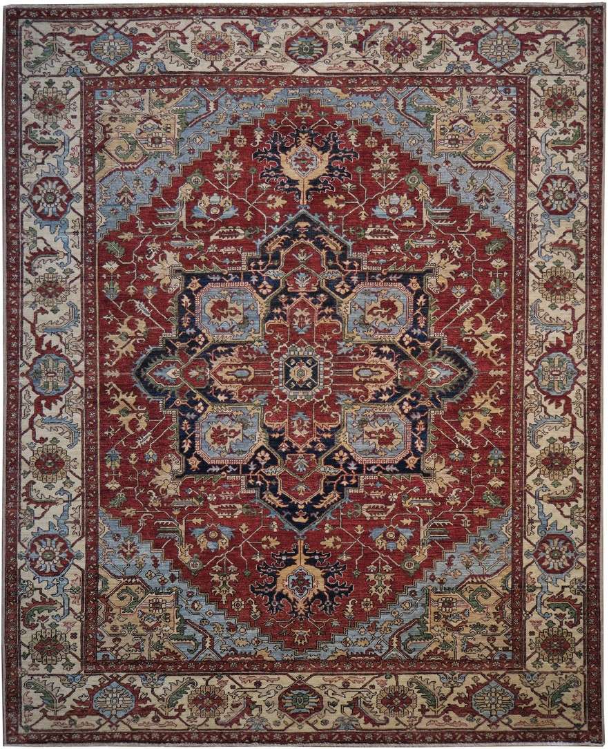 8' 2" x 10' 0" Pakistan Serapi Rug image 0