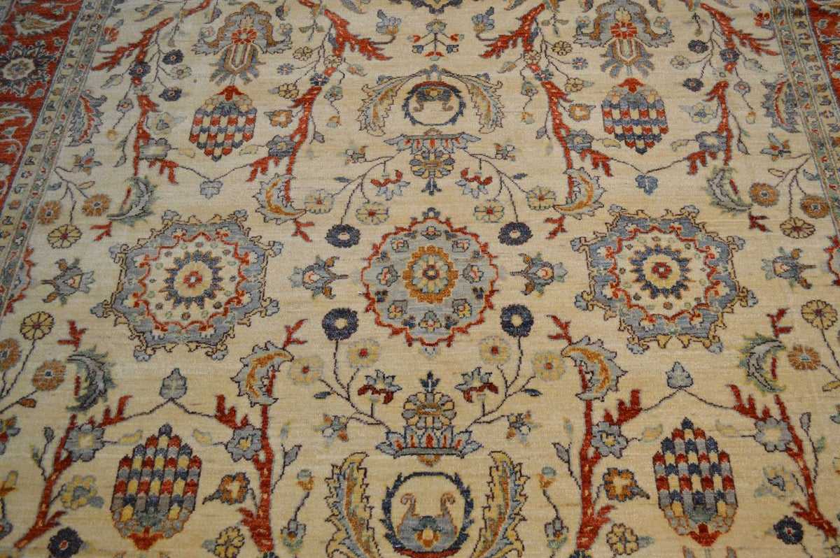 8' 1" x 9' 10" Pakistan Chobi Rug image 8