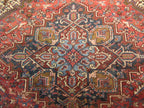7' 1" x 10' 0" Persian Heriz Rug image 6