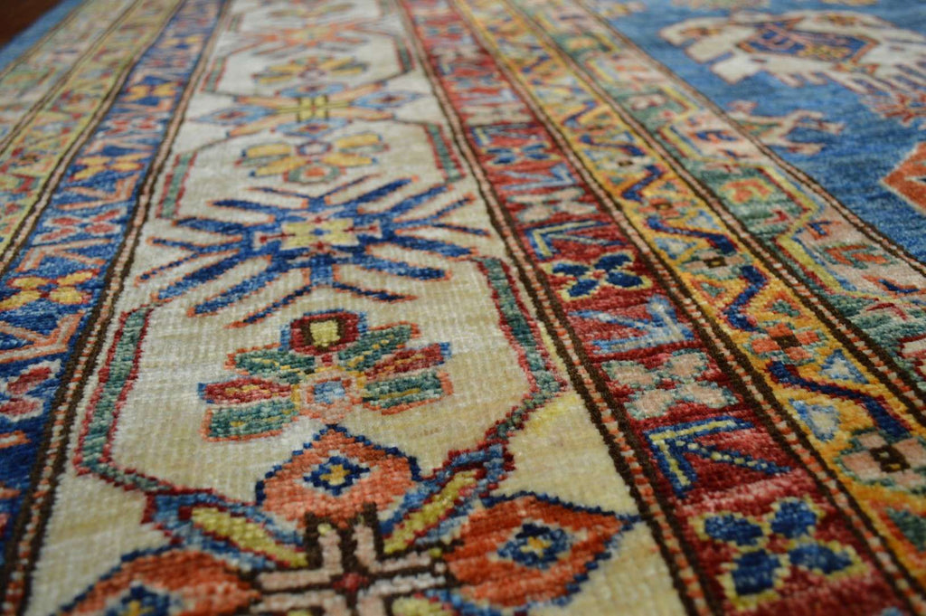 8' 2" x 9' 10" Pakistan Kazak Rug image 5