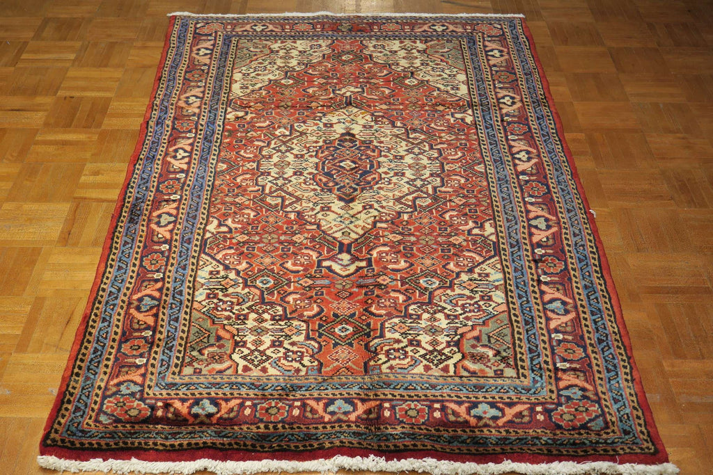 3'5'' x 5'4'' Persian Hamadan Rug image 7