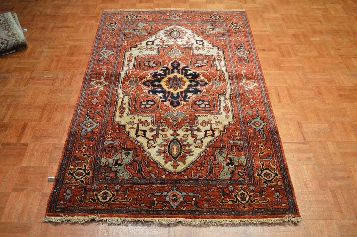3' 10" x 6' 0" Pakistan Serapi Rug image 1