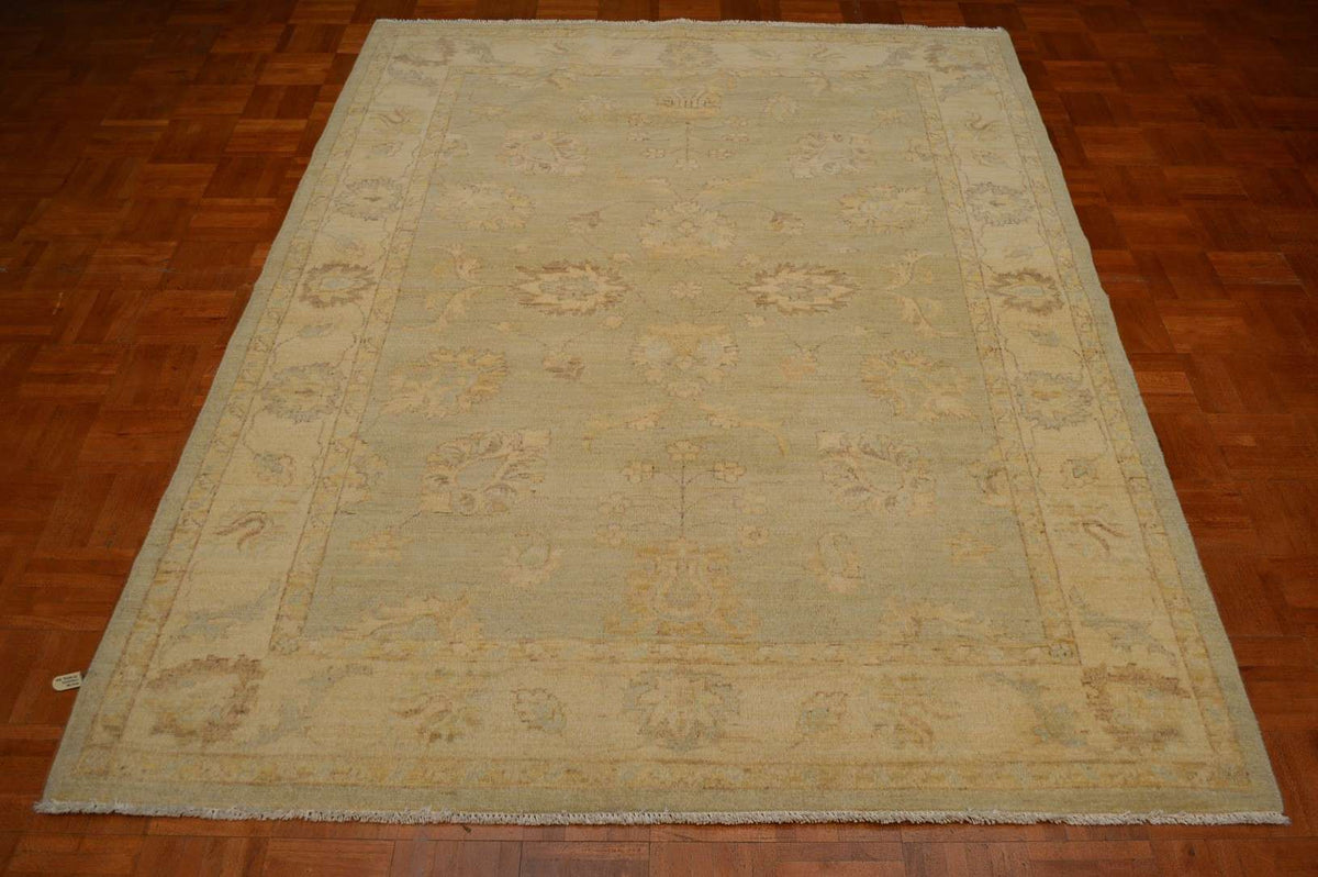 5' 1" x 6' 9" Pakistan Peshawar Rug image 1