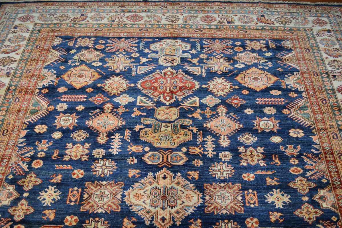 8' 1" x 10' 4" Pakistan Kazak Rug image 12