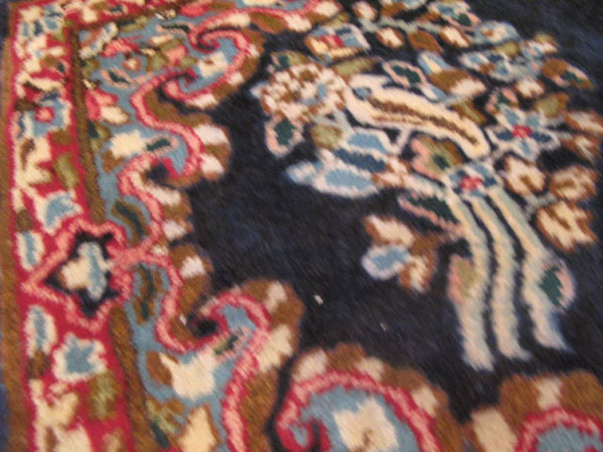 1' 8" x 1' 8" Persian Kirman Square Rug image 4