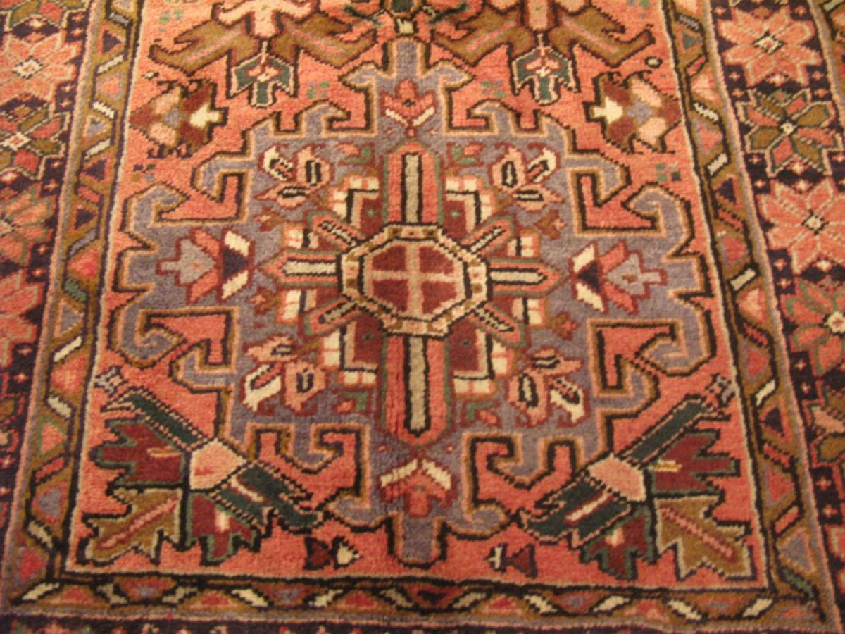 3' 6" x 10' 5" Persian Heriz Runner image 9