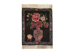 1' 0" x 1' 3" Persian Tebriz Rug image 0