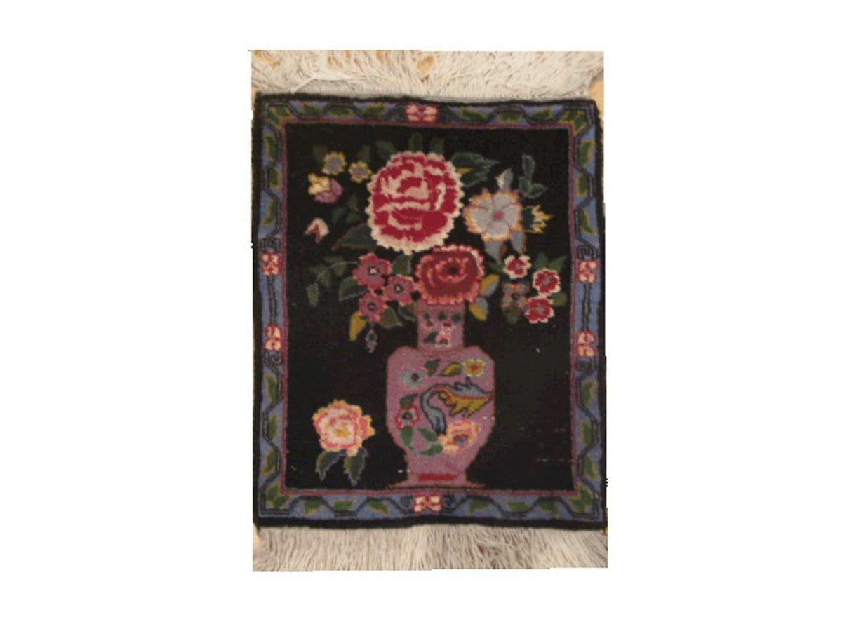 1' 0" x 1' 3" Persian Tebriz Rug image 0