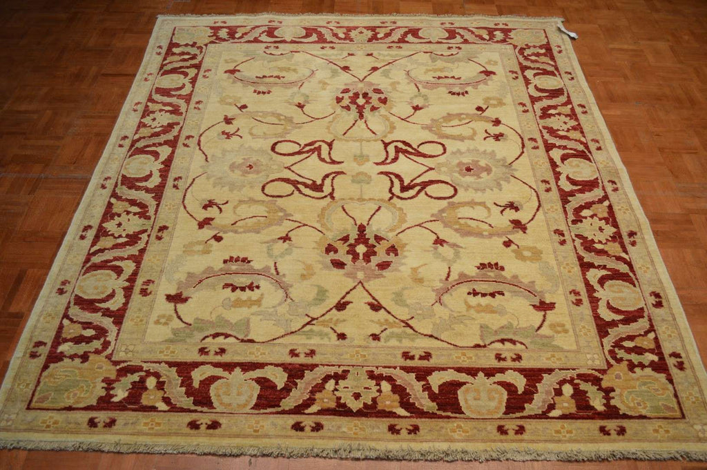 6' 0" x 6' 6" Pakistan Peshawar Rug image 1