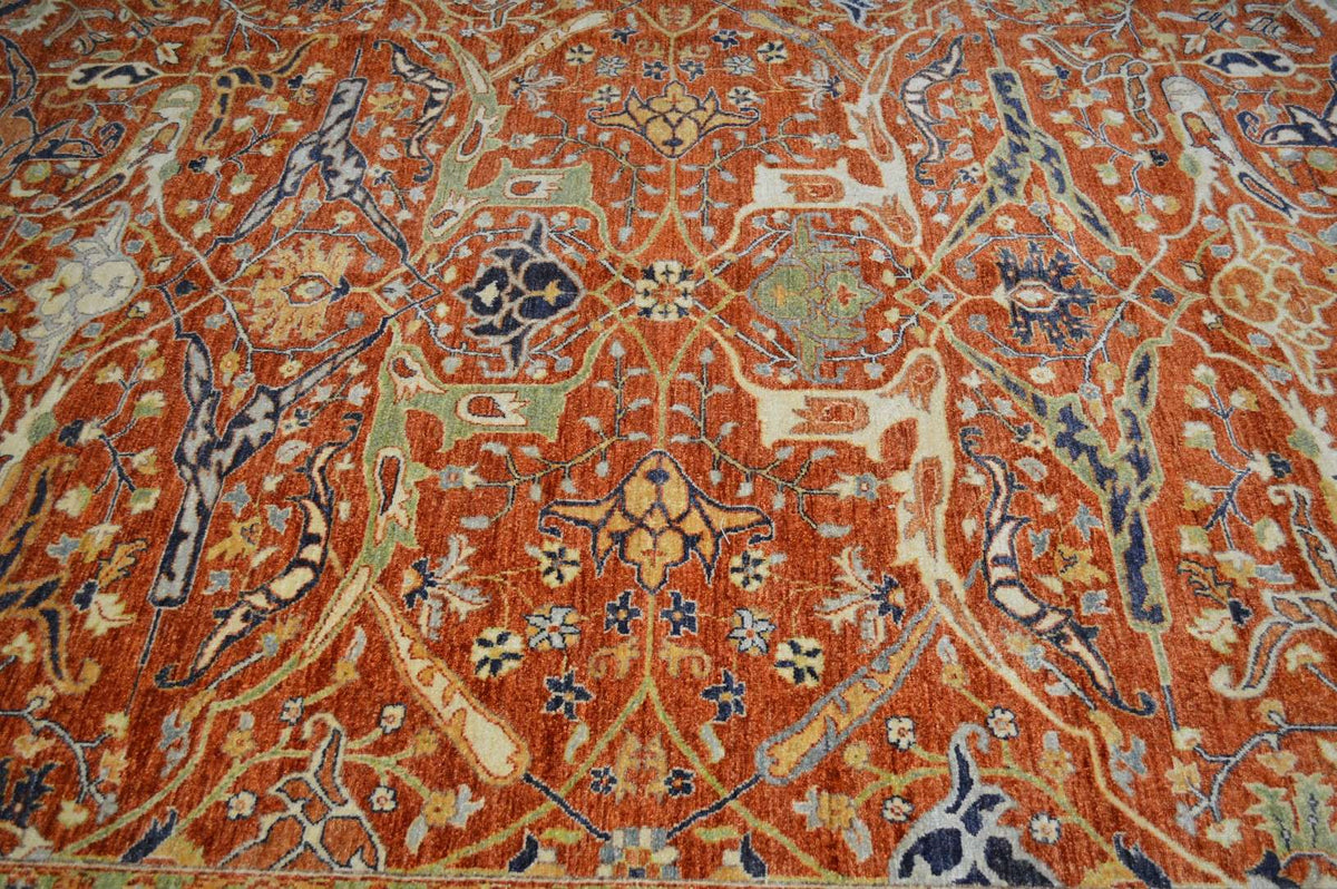 10' 1" x 13' 9" Pakistan Chobi Rug image 8