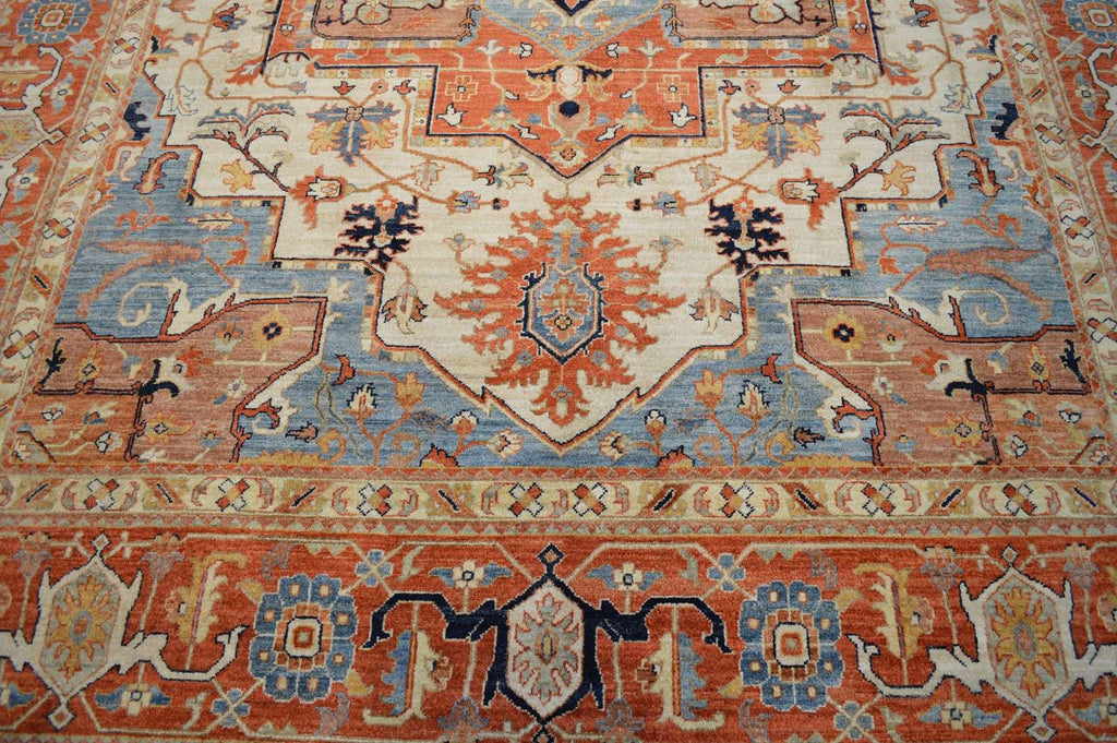 9' 0" x 12' 0" Pakistan Serapi Rug image 3
