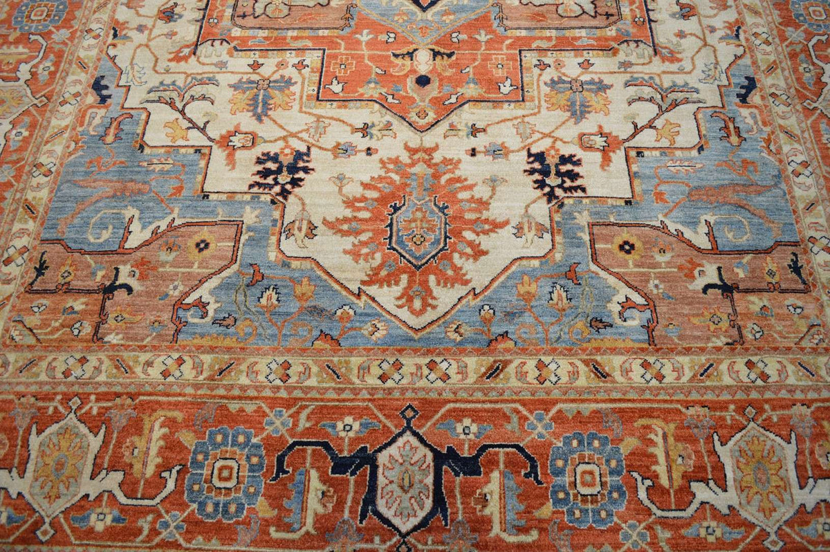 9' 0" x 12' 0" Pakistan Serapi Rug image 3