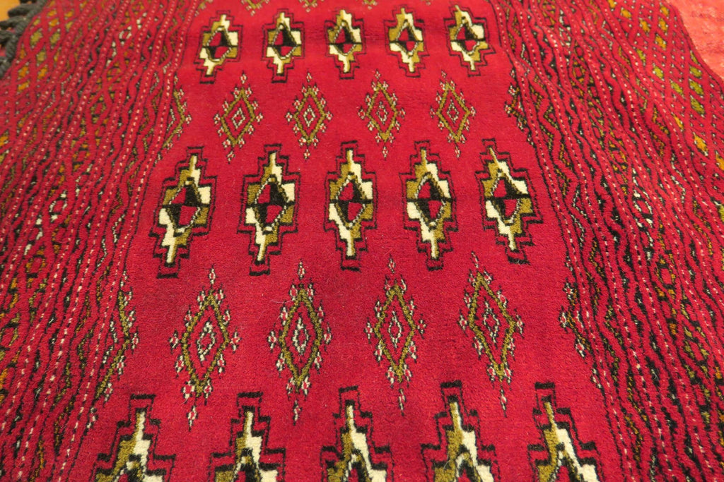 1'9'' x 4'3'' Persian Turkeman Rug image 7