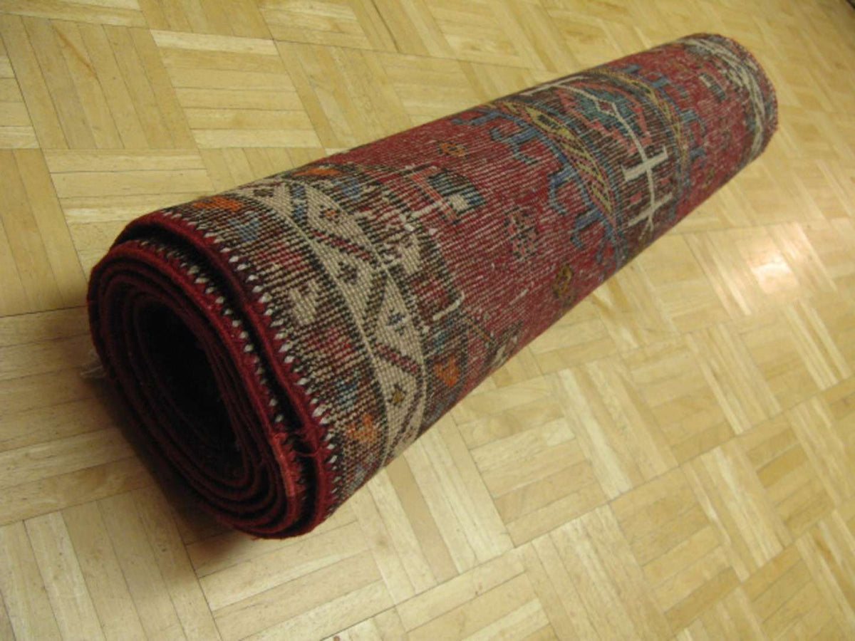 3' 5" x 10' 6" Persian Heriz Runner image 11