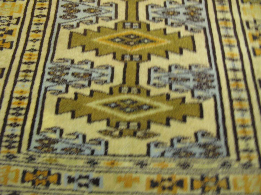1' 8" x 2' 2" Persian Turkmen Rug image 3
