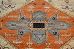 8' 2" x 9' 10" Pakistan Serapi Rug image 6