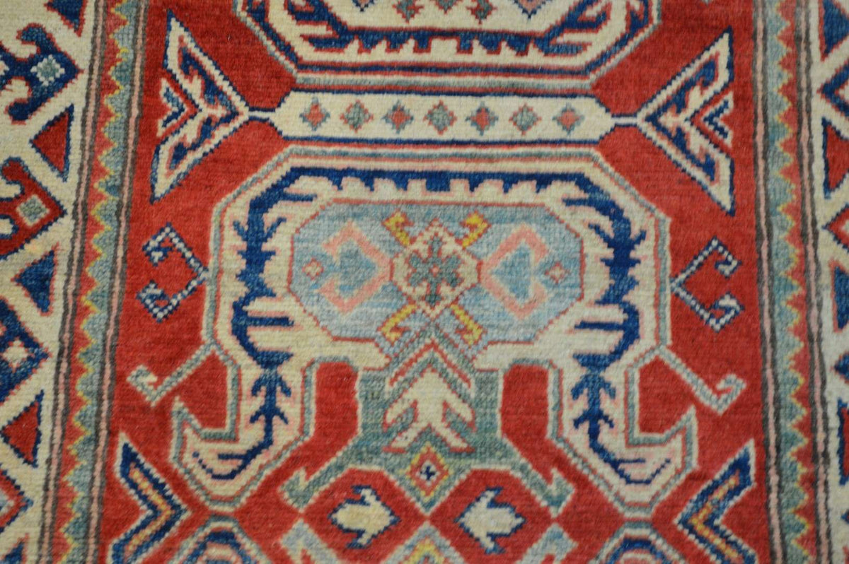 2' 7" x 9' 7" Pakistan Kazak Runner image 9