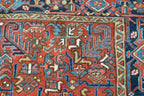 7' 3" x 10' 7" Persian Heriz Rug image 8