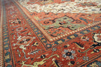11' 8" x 19' 8" India Serapi Rug image 8