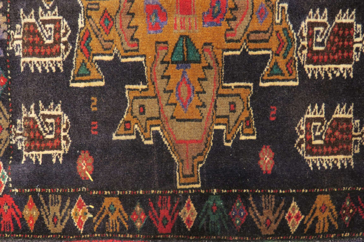 1'8'' x 2'8'' Persian Balooch Rug image 1
