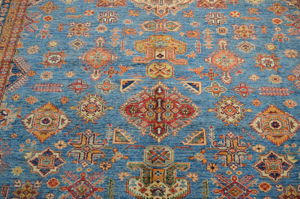 8' 0" x 10' 2" Pakistan Kazak Rug image 7