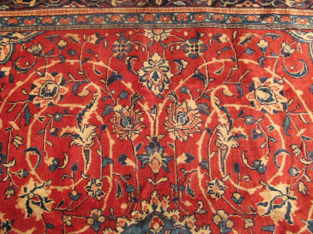 10' 0" x 13' 0" Persian Sarouk Rug image 6
