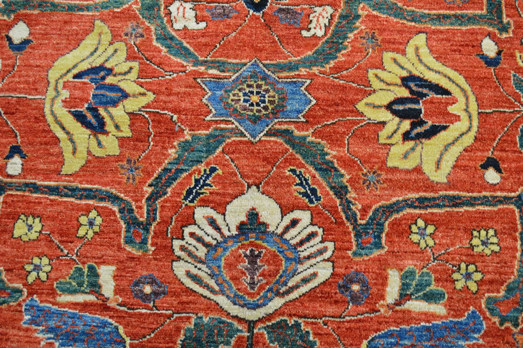 9' 9" x 13' 6" Pakistan Chobi Rug image 8