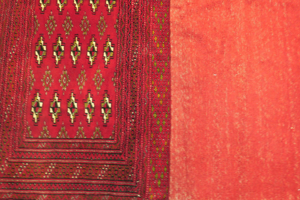 1'9'' x 4'3'' Persian Turkeman Rug image 9