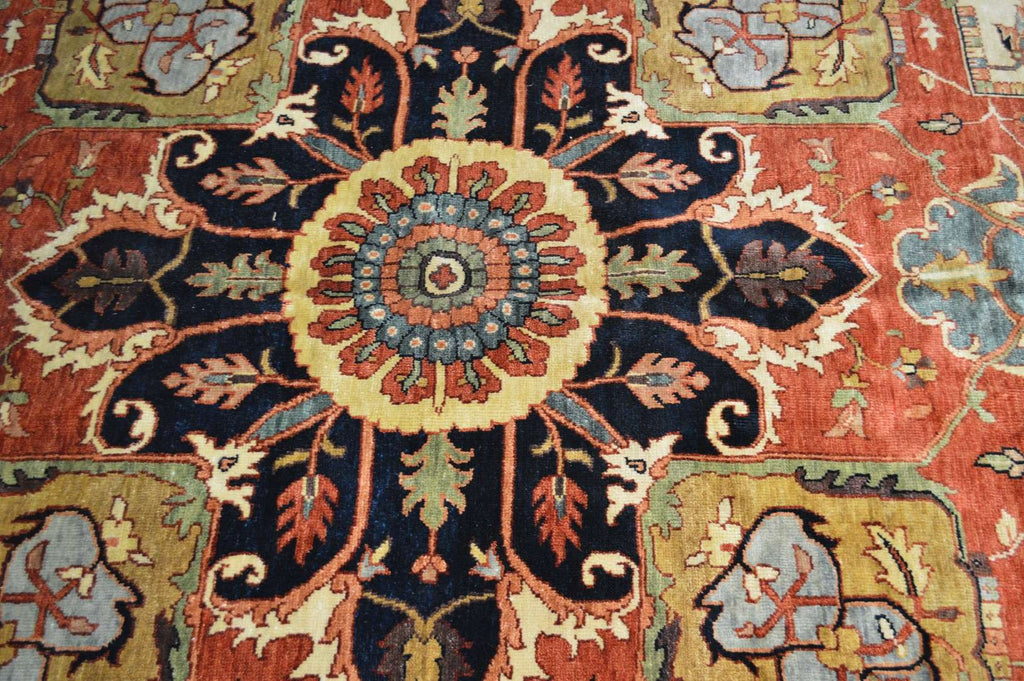 11' 8" x 19' 8" India Serapi Rug image 4