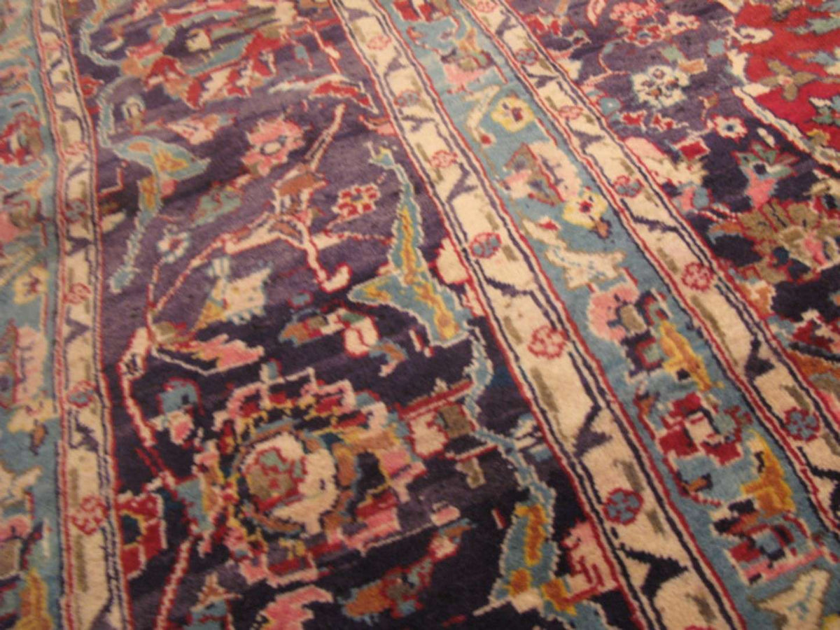 9' 1" x 14' 8" Persian Kashan Rug image 2
