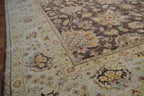 7' 6" x 8' 4" India Sultanabad Square Rug image 7