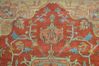 7' 8" x 10' 3" India Serapi Rug image 8