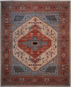 8' 2" x 9' 10" Pakistan Serapi Rug image 0