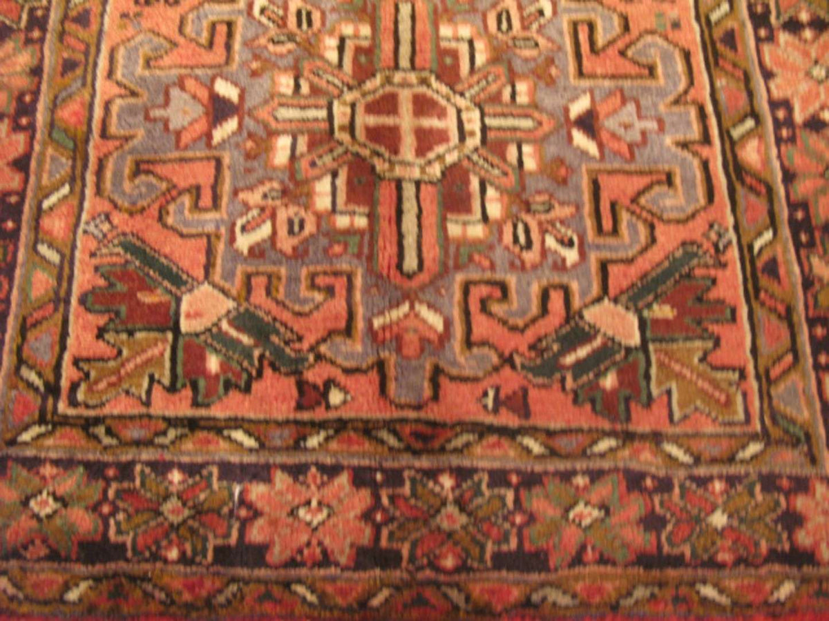 3' 6" x 10' 5" Persian Heriz Runner image 6