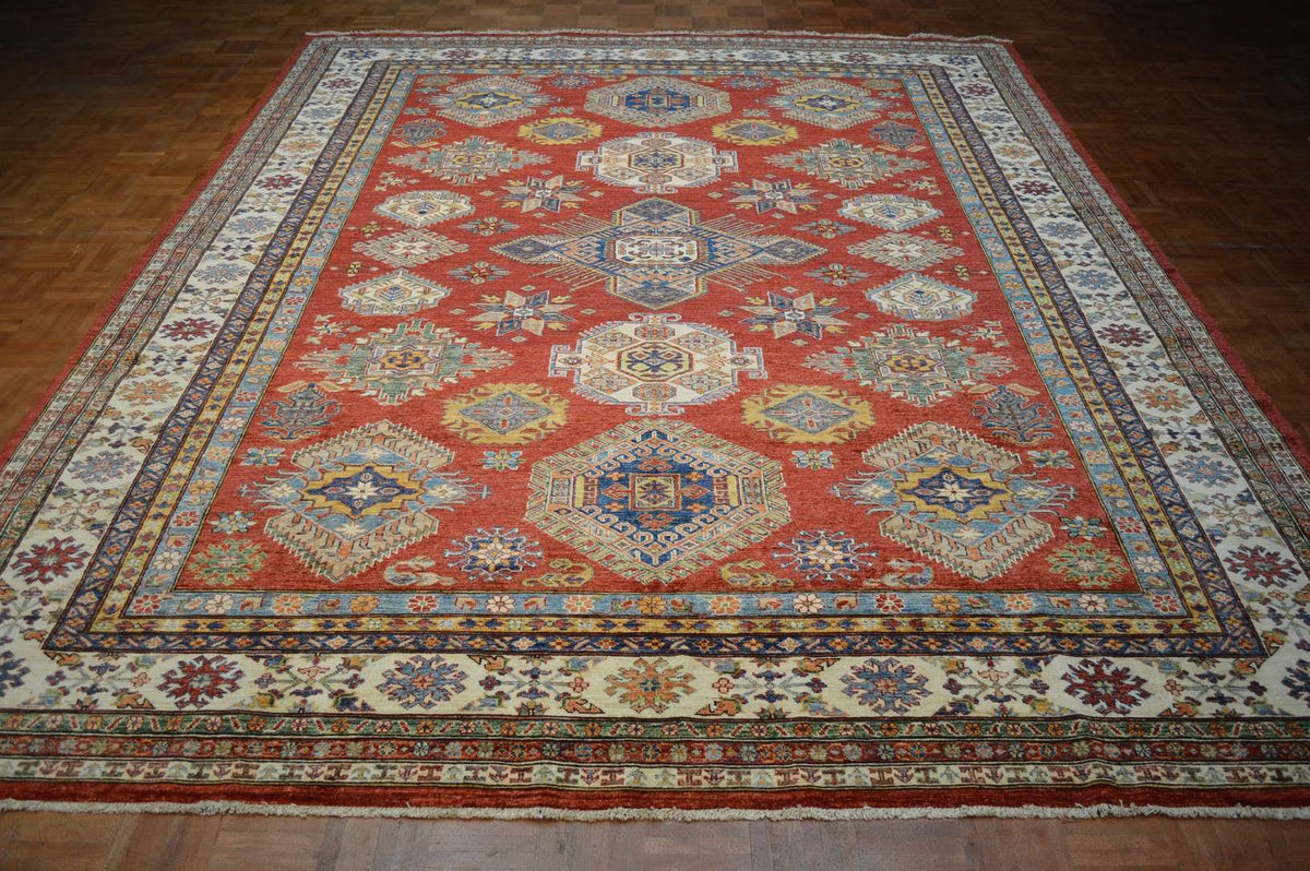 9' 0" x 11' 3" Pakistan Kazak Rug image 1