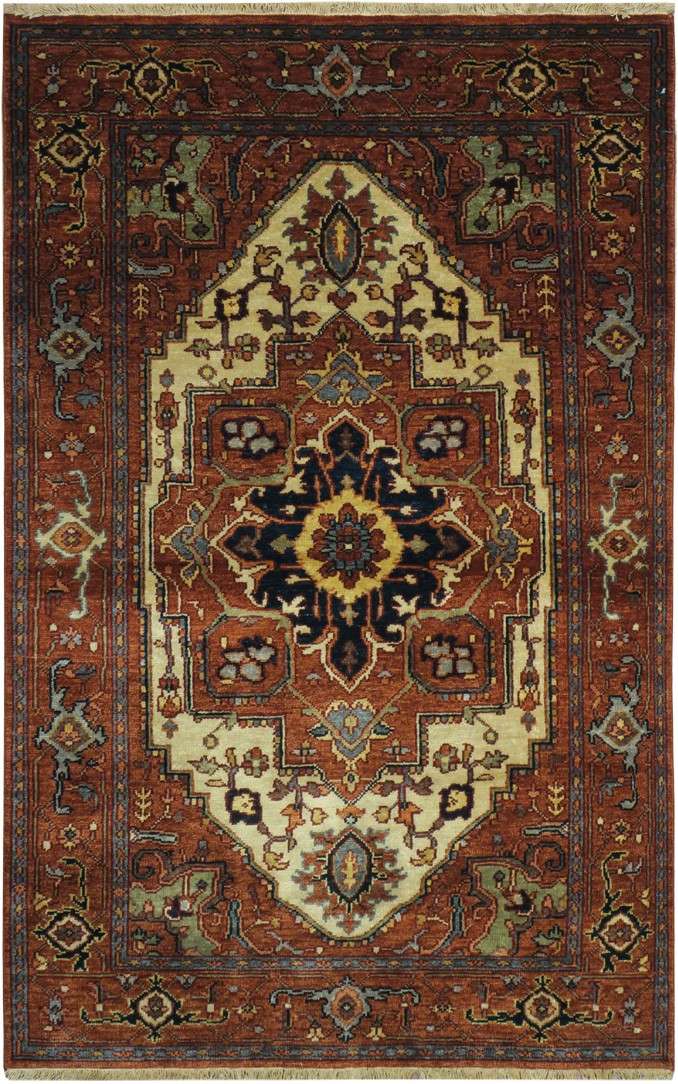 3' 10" x 6' 0" Pakistan Serapi Rug image 0