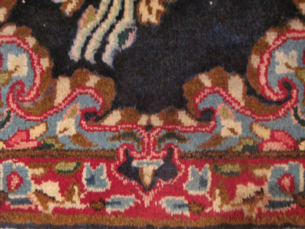 1' 8" x 1' 8" Persian Kirman Square Rug image 3