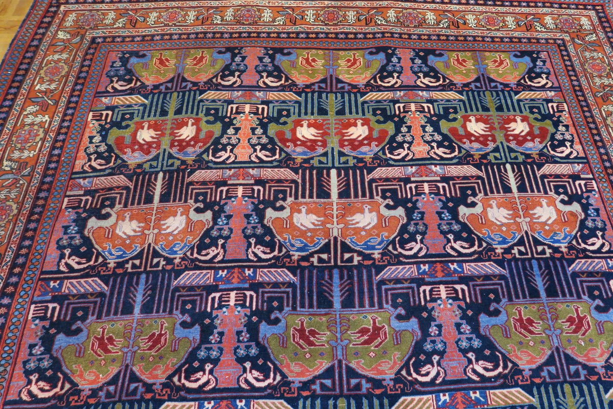 7'2'' x 10'4'' Persian Ardabil Rug image 7