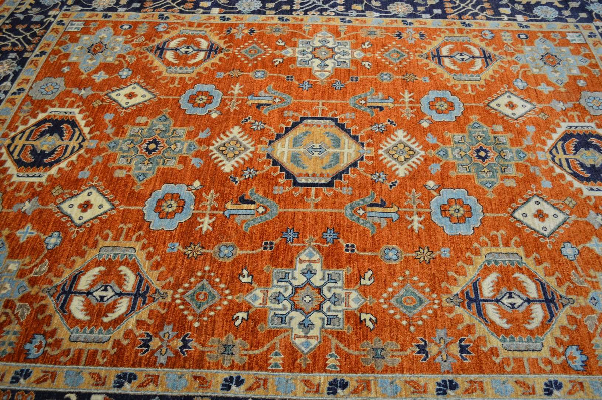 8' 0" x 10' 1" Pakistan Chobi Rug image 4
