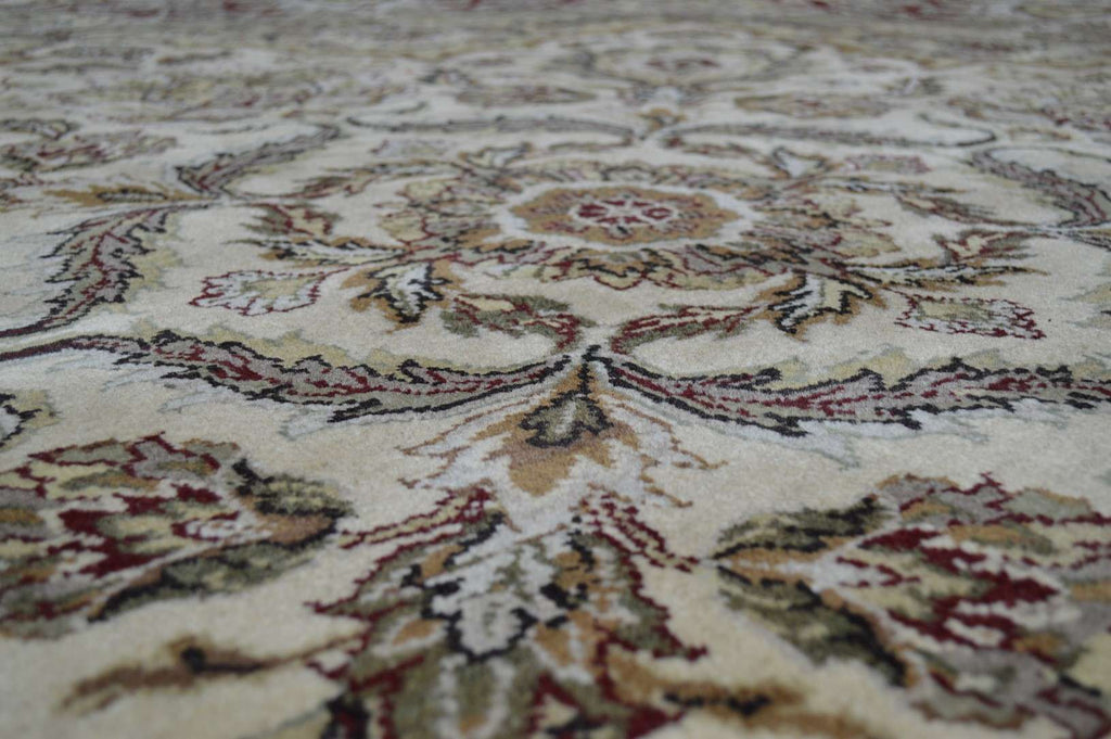 10' 0" x 10' 0" India Agra Round Rug image 7