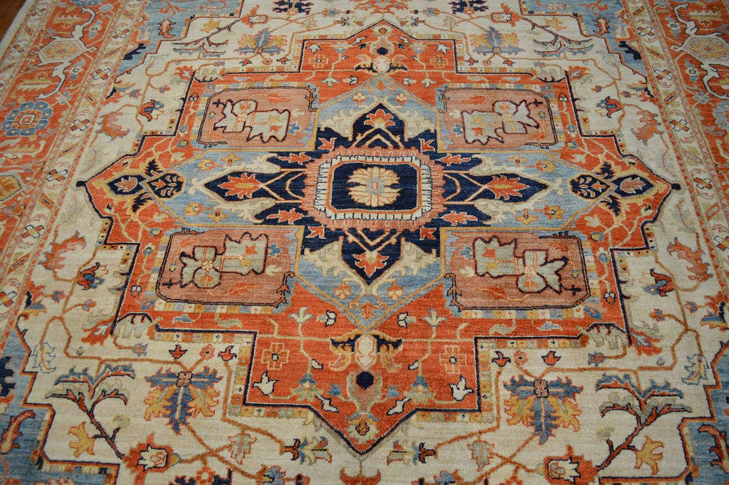 9' 0" x 12' 0" Pakistan Serapi Rug image 2