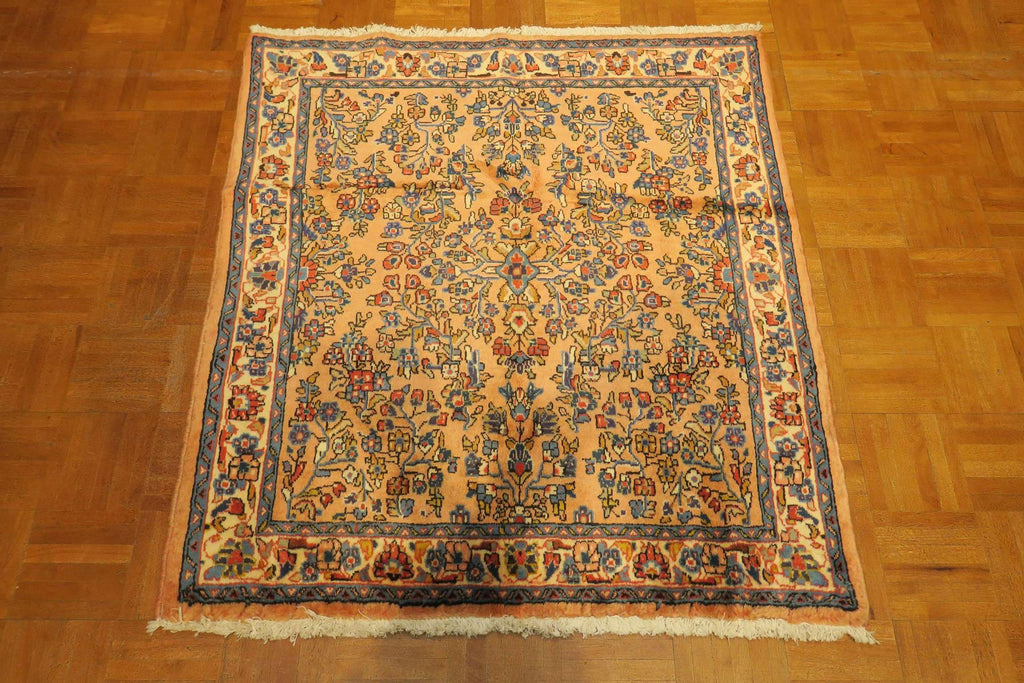 3'3'' x 3'6'' Persian Sarouk Rug