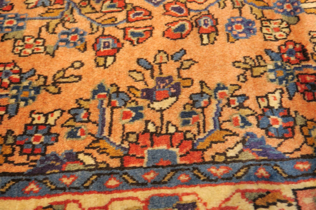 3'3'' x 3'6'' Persian Sarouk Rug