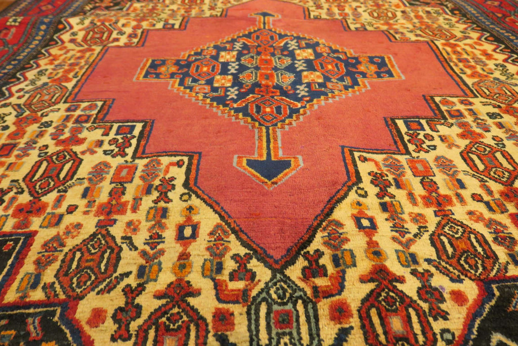4'1'' x 5'2'' Persian Sanandaj Rug