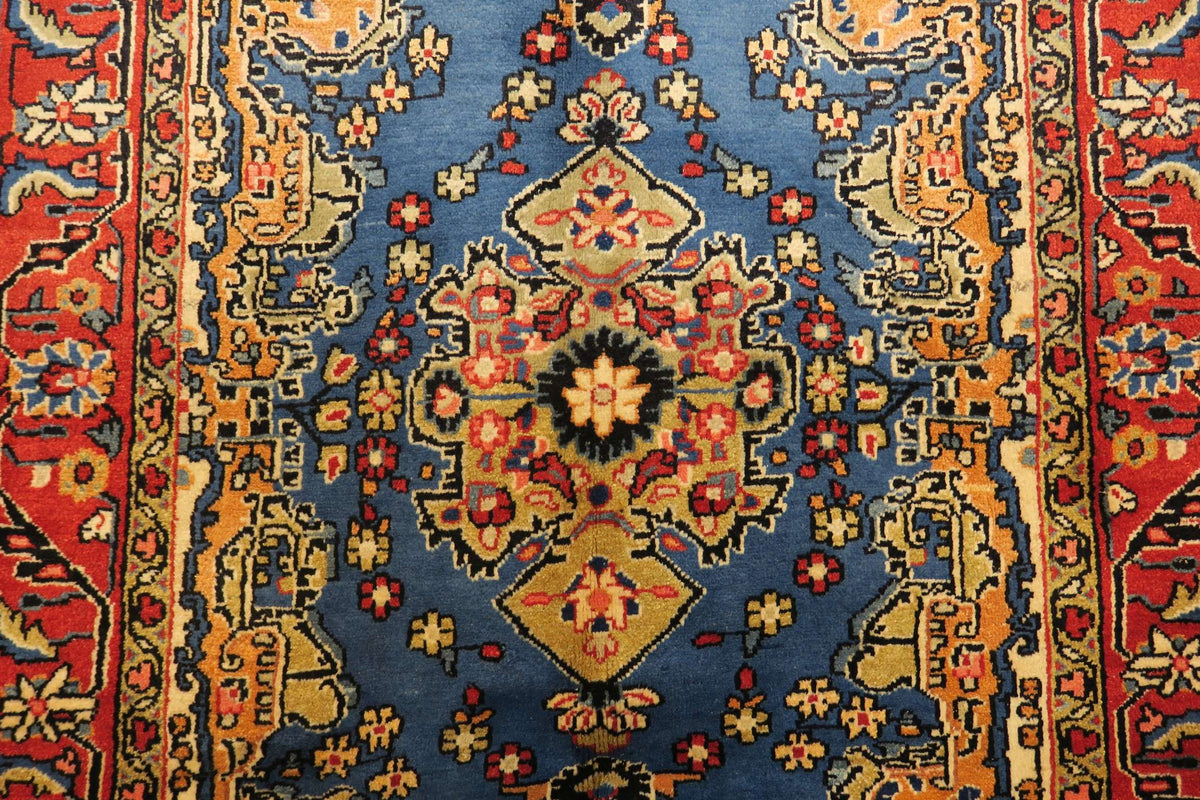 3'3'' x 5'2'' Persian Sarouk Rug
