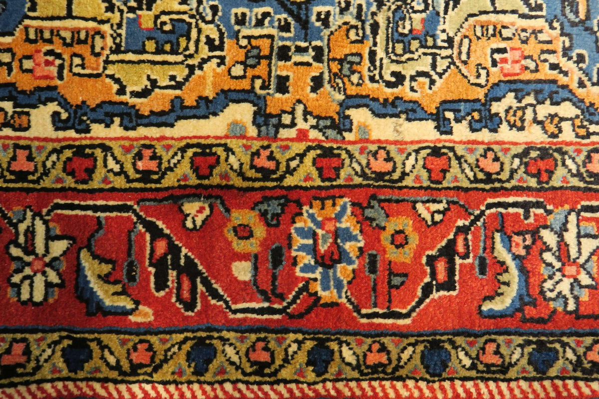 3'3'' x 5'2'' Persian Sarouk Rug