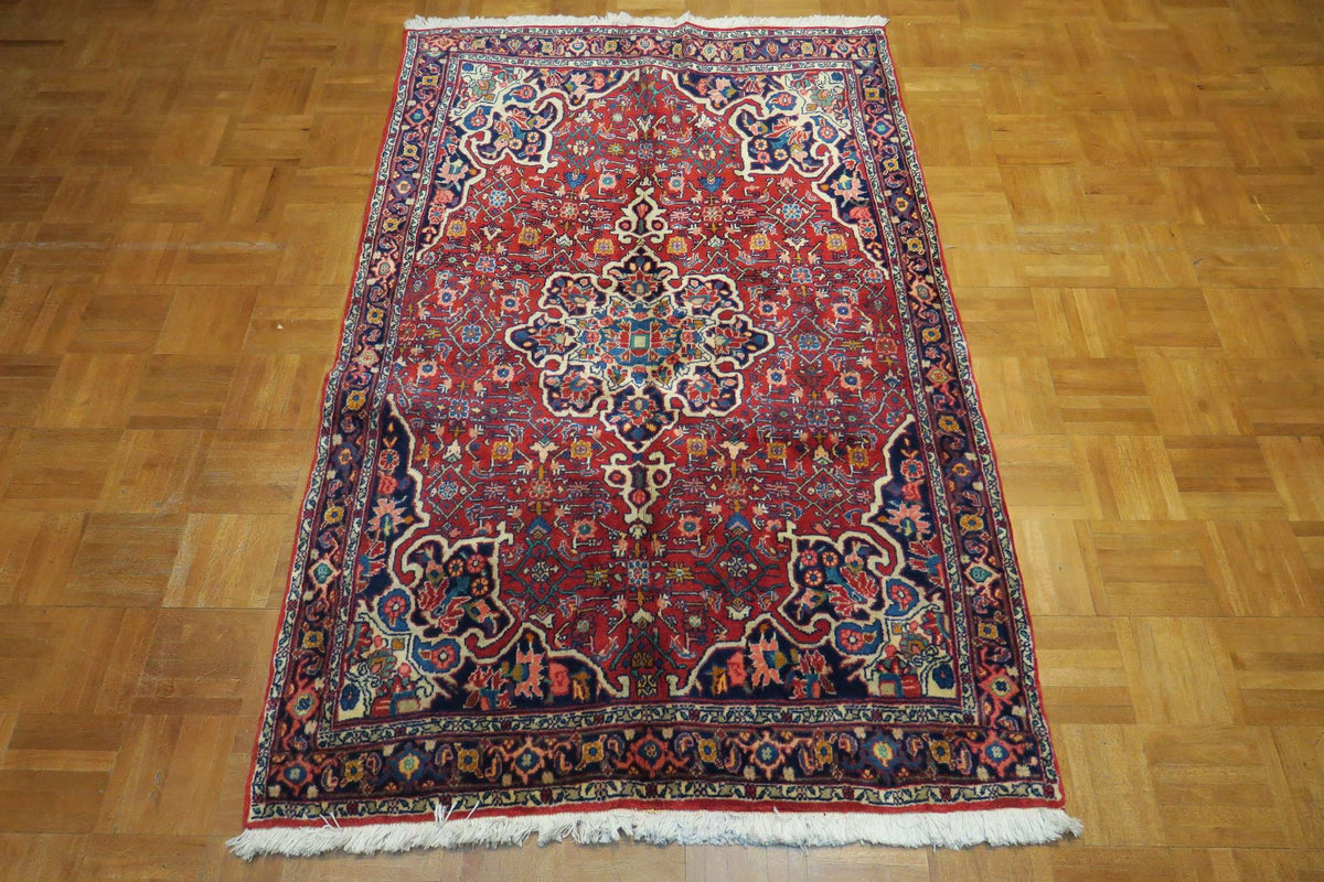 3'5'' x 5'3'' Persian Zanjan Rug